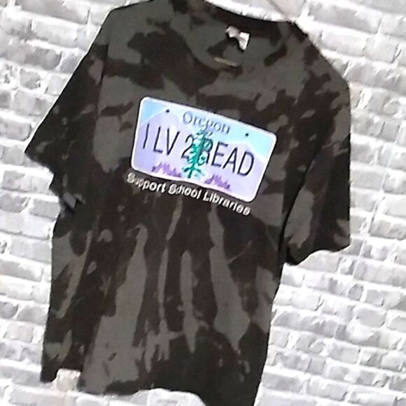 vintage I LV 2 READ grunge t - Picture 4 of 6